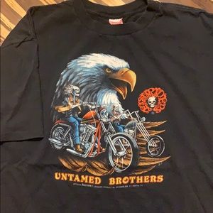 VTG Untamed Brothers 3D Emblem Easyriders Shirt